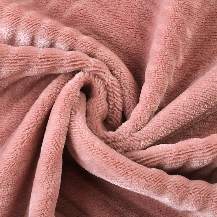 Kutt haug flanell fleece stoff