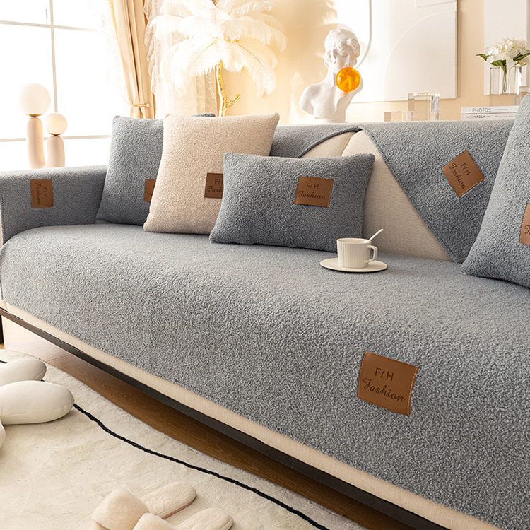 Teddy Fleece Solid sofa -deksel